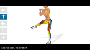 تمرین تقویت عضلات ران و باسن د...
