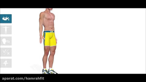 تمرین چربی سوزی در خانه (زانو...