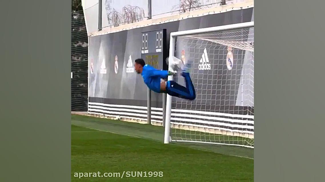 سوپر سیو ناواس در تمرینات رئال...