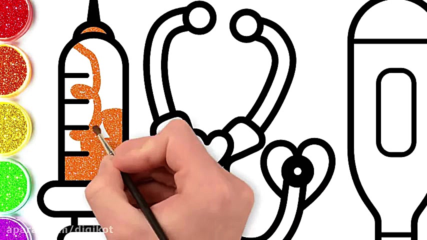 آموزش نقاشی به کودکان  لوازم پ...