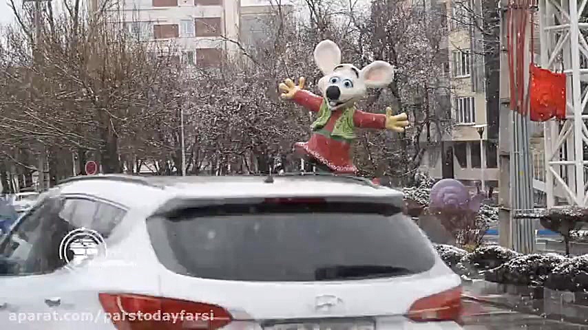 شهر تاریخی همدان پوشیده از برف...