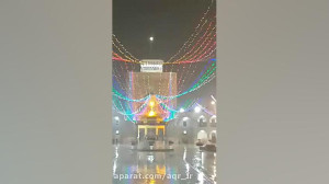 بارش باران در حرم امام رضا علی...