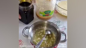 سوفله ارده و شیره انگور