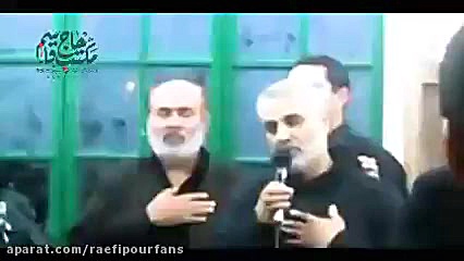 مداحی حاج قاسم سلیمانی در مسجد...