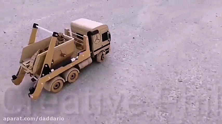ساخت کاردستی تریلی و کامیون و...
