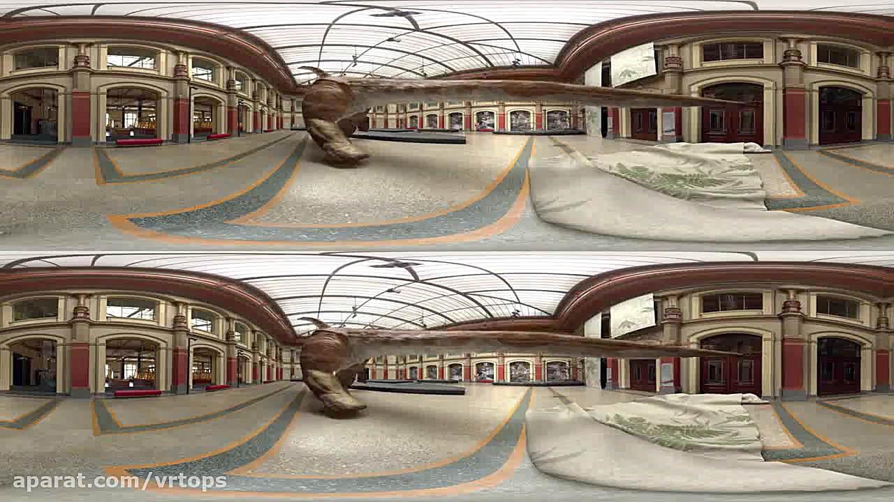 فیلم واقعیت مجازی موزه دایناسو...