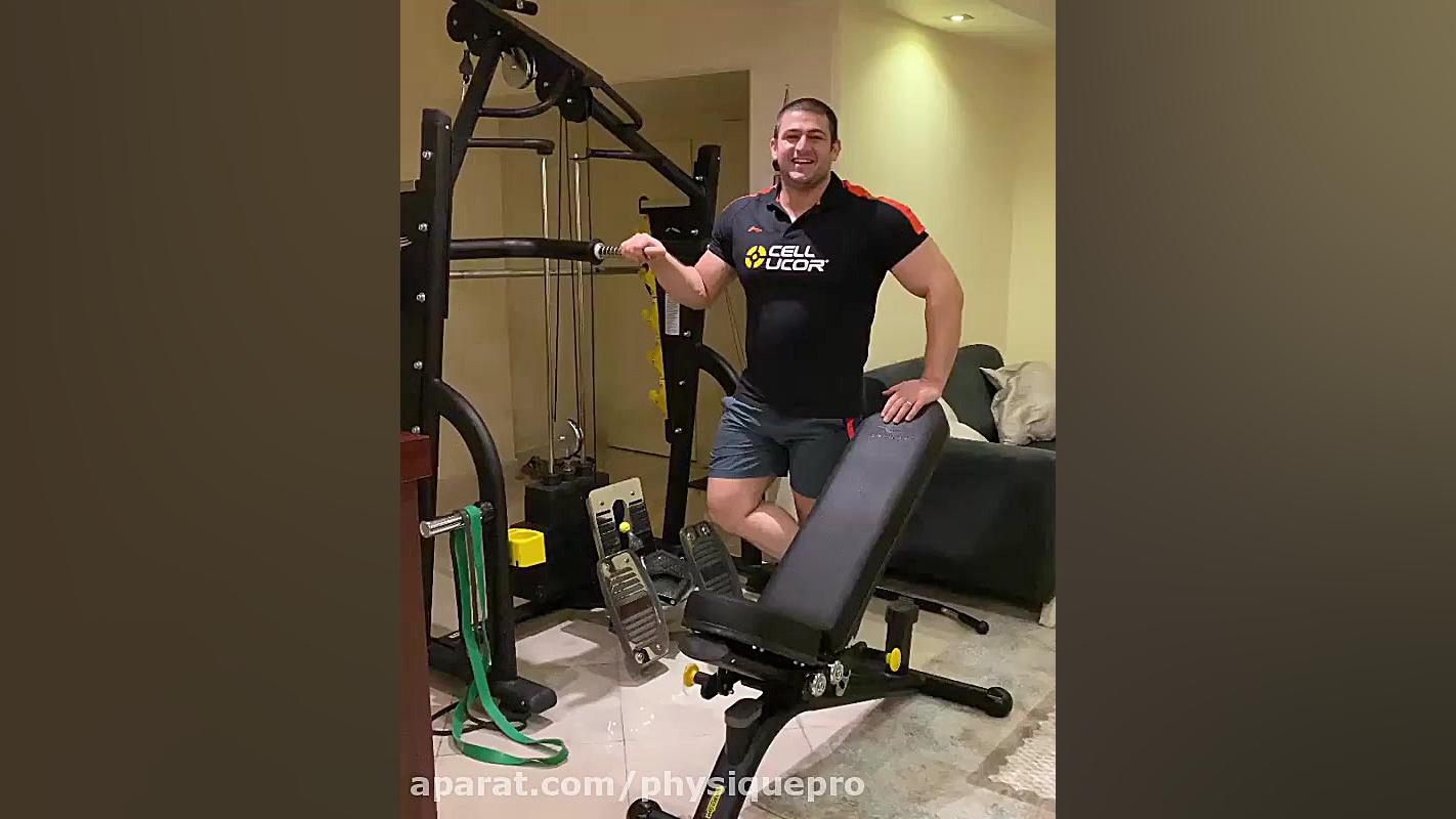 کار با دستگاه خانگی بدنسازی قس...