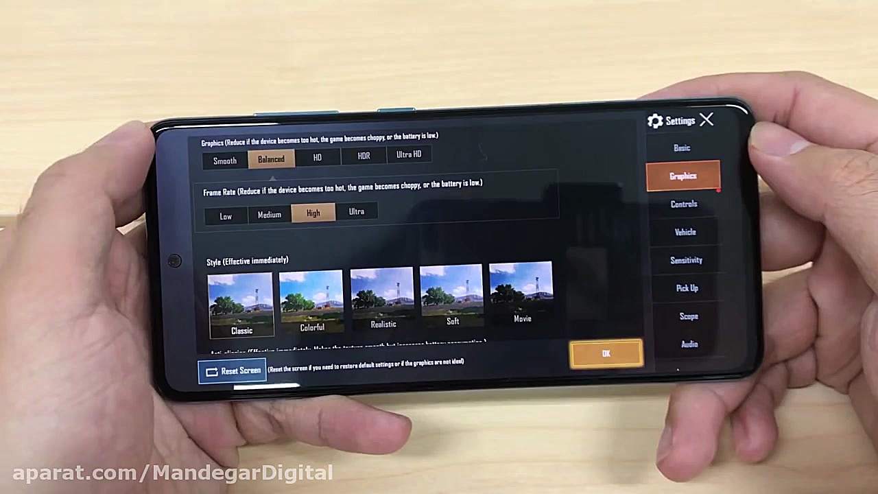 تست بازی PUBG روی گلکسی A51