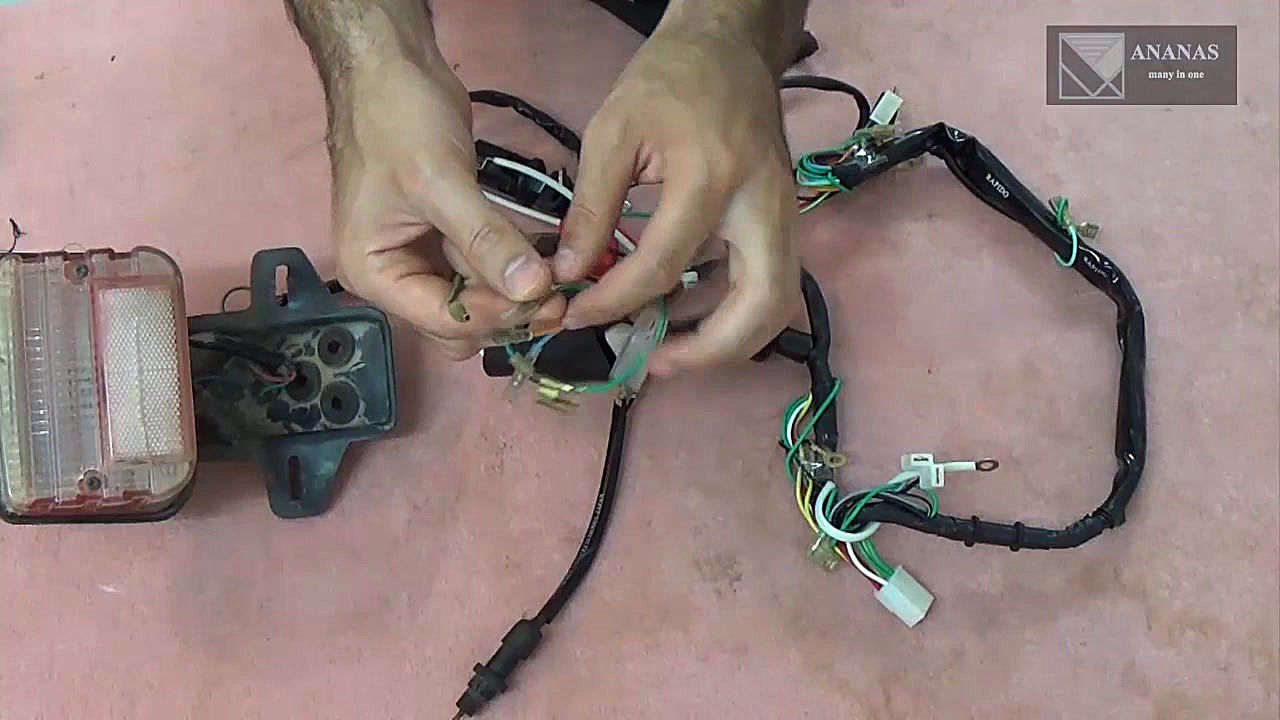 سیم کشی مدار استپ ترمز جلو و ع...