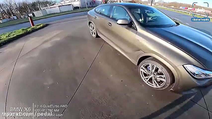 تست حداکثر سرعت ب ام و X6 M در...