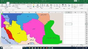 نمایش اطلاعات روی نقشه در اکسل