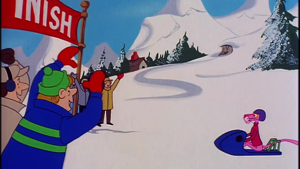 کارتون پلنگ صورتی در OLYMPINKS...