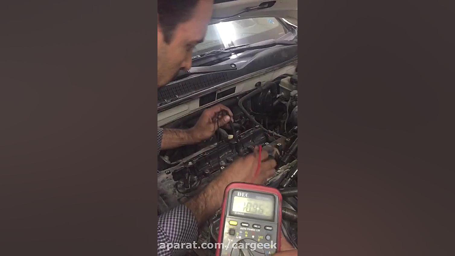 تست سوختن واشر سرسیلندر با مول...