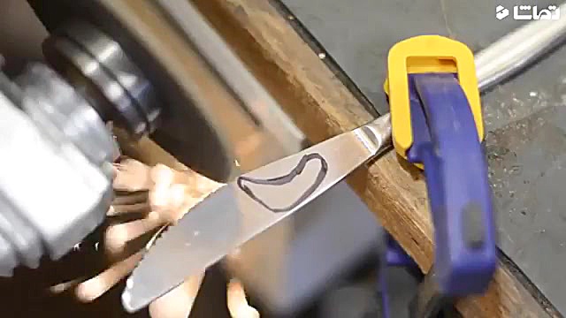 ساخت چاقو با سکه