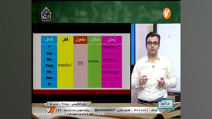 آموزش زبان نهم 5 فروردین