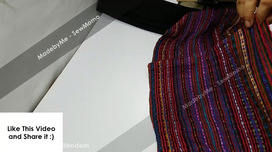 خیاطی  آموزش دوخت کیف پارچه ای...