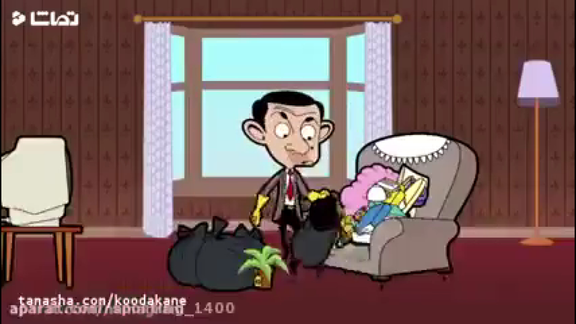 کارتون مستربین  ماشین جدید مست...