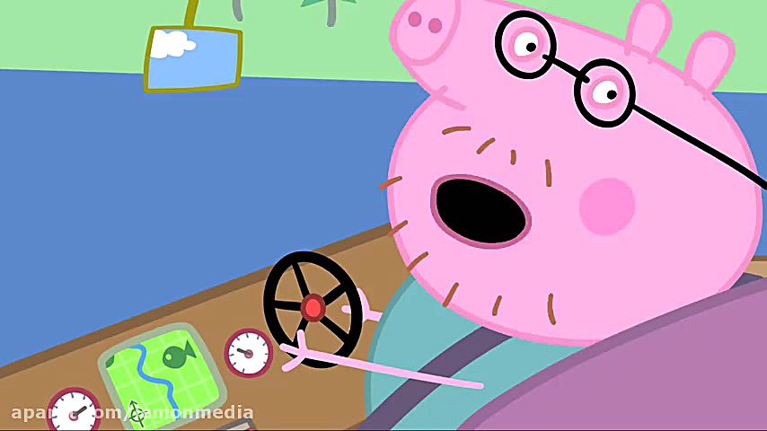 کارتون پپا پیگ  گلهای بزرگ باغ...