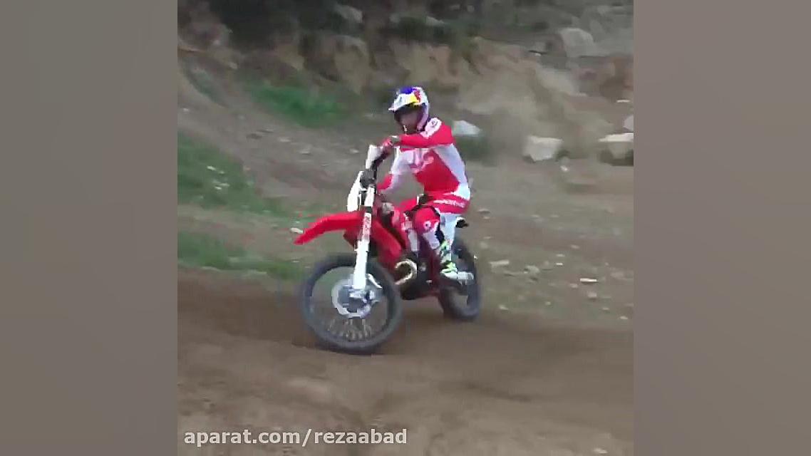 تک چرخ ناب با موتور کراس