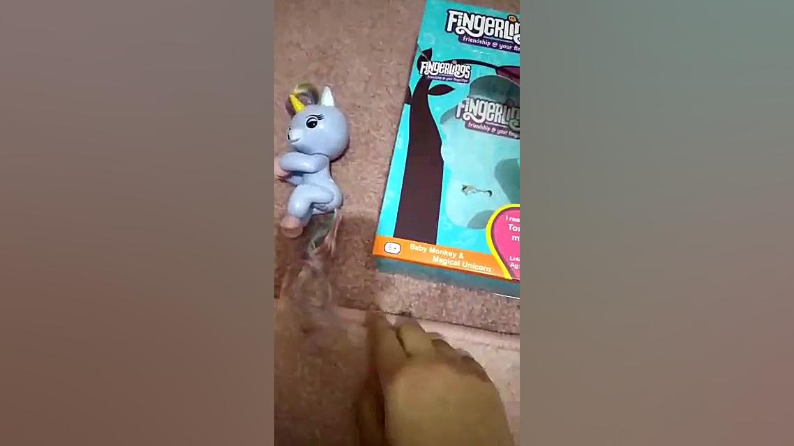 عروسک فینگر لینگز تک شاخ