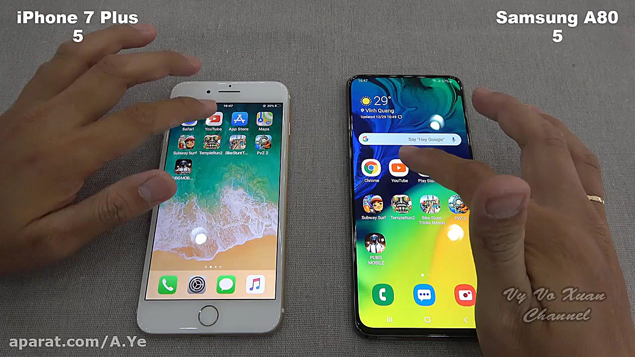 &quot;تست سرعت و مقایسه دوربین...