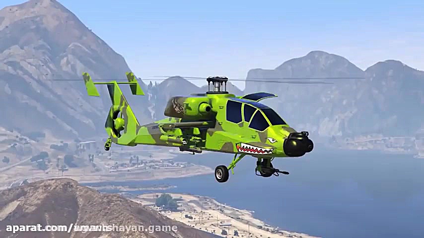مقایسه هلکوپتر  gtav  و gta 5