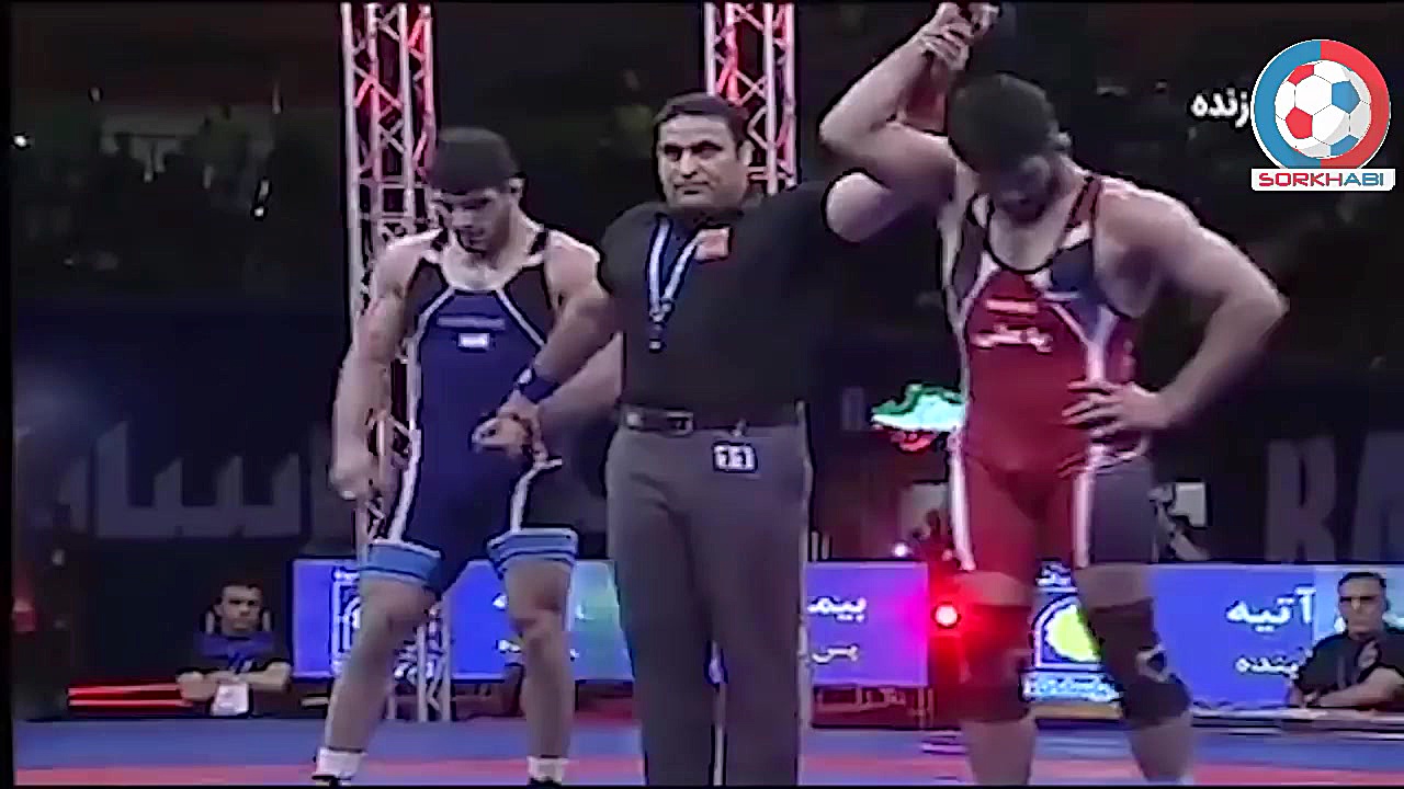 مسابقه کشتی حسن یزدانی و قاسمپ...