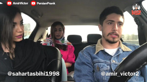 دوربین مخفی امیر  دعوای دخترها
