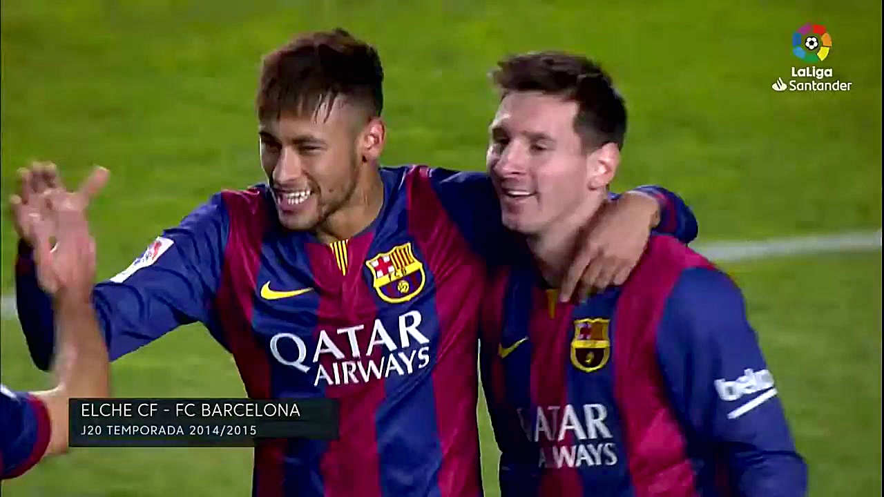 گل های نیمار برای بارسا در لال...