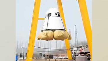 تست کیسه‌ های هوای فضاپیمای سر...