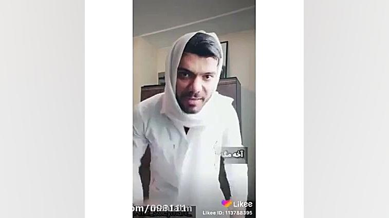 فیلم خنده دار چالش اهنگ ساسی و...