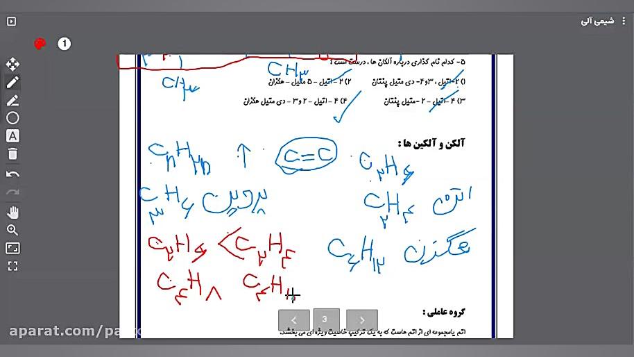 کلاس خصوصی شیمی آلی