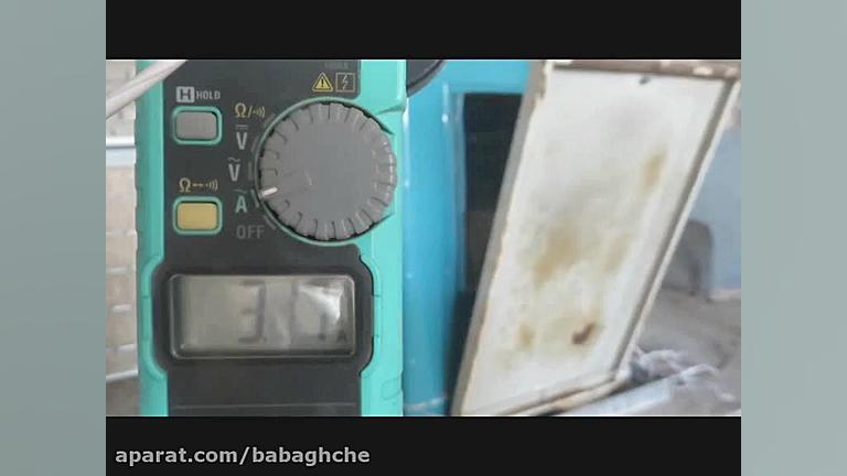 پنجره را باز کن کولر سوخت