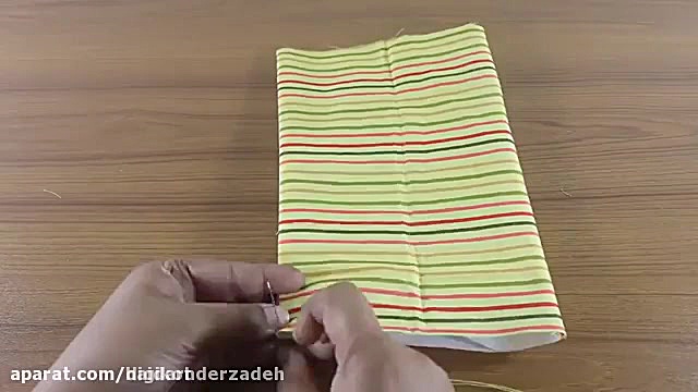 آموزش ساختن ماسک با پارچه