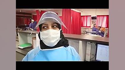 لحظه سخت اعلام فوت بیمار کرونا...