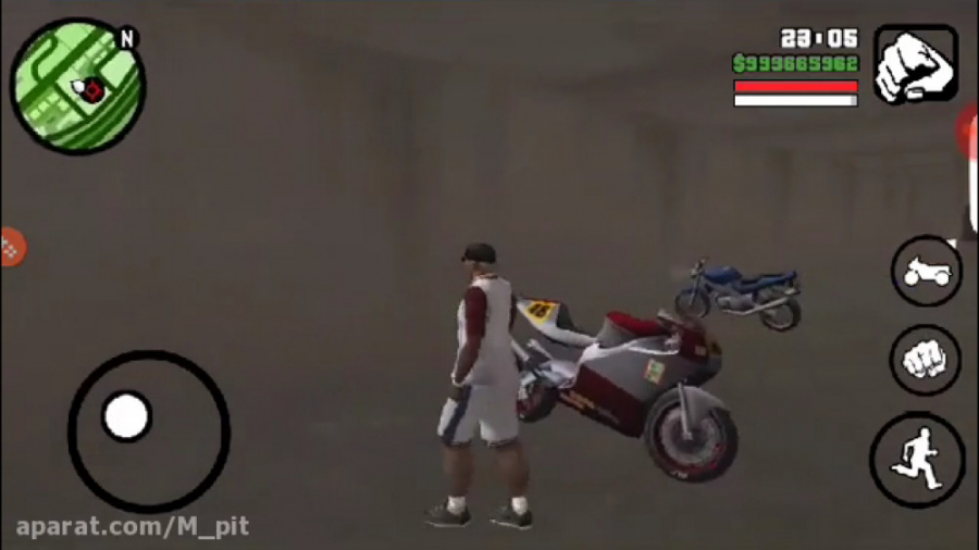 مکان موتور مسابقه ای در gta sa