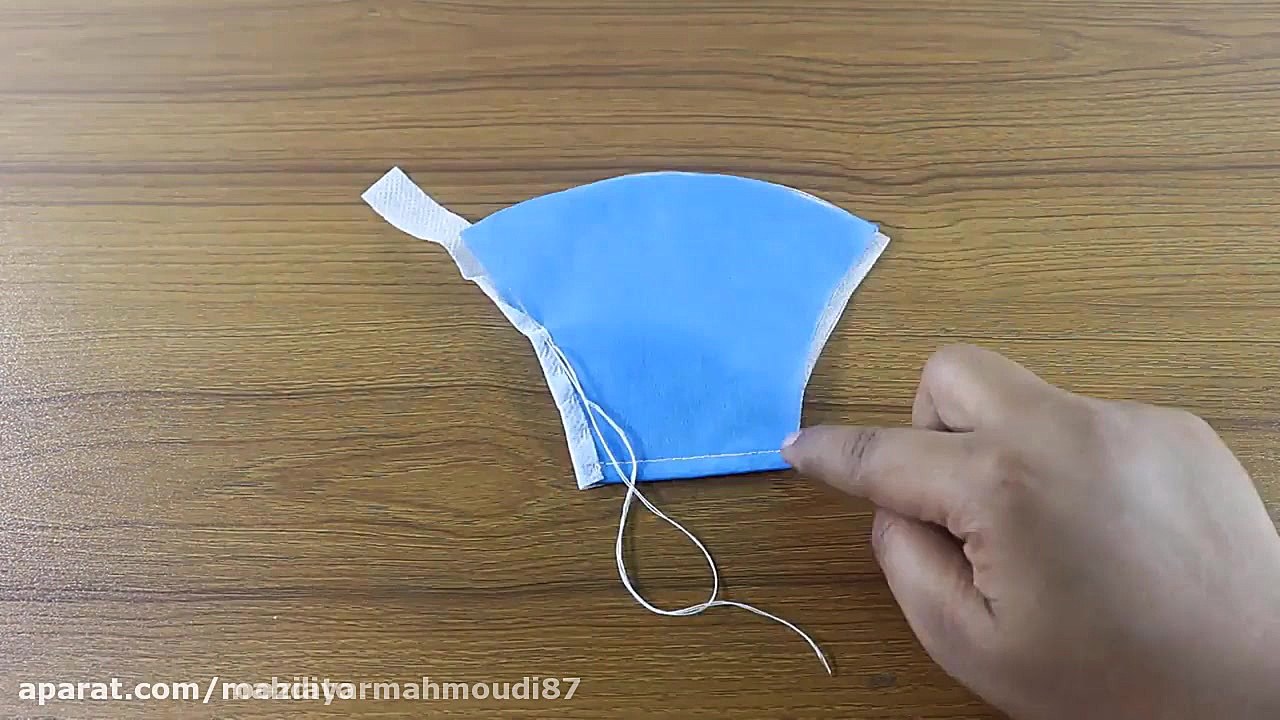 آموزش دوخت ماسک پارچه ای