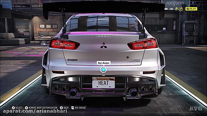 گیم پلی میتسوبیشی لنسر در Need...