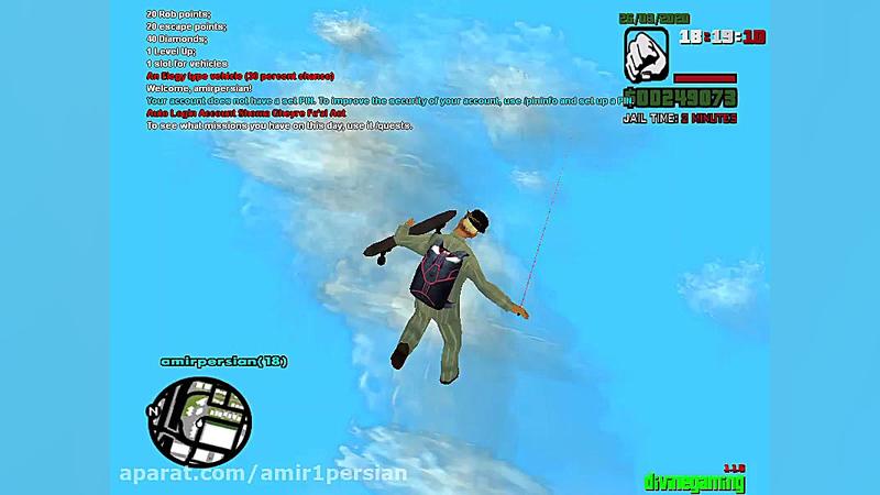 amir persian باگ در بازی gta s...