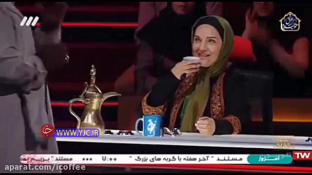 سرو قهوه عربی برای داوران برنا...