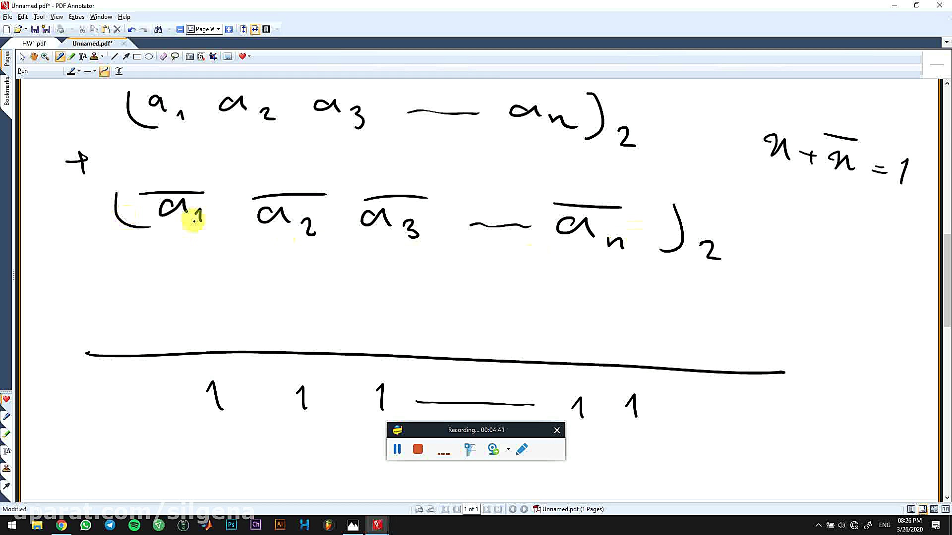 تمرین سری اول سوال 2