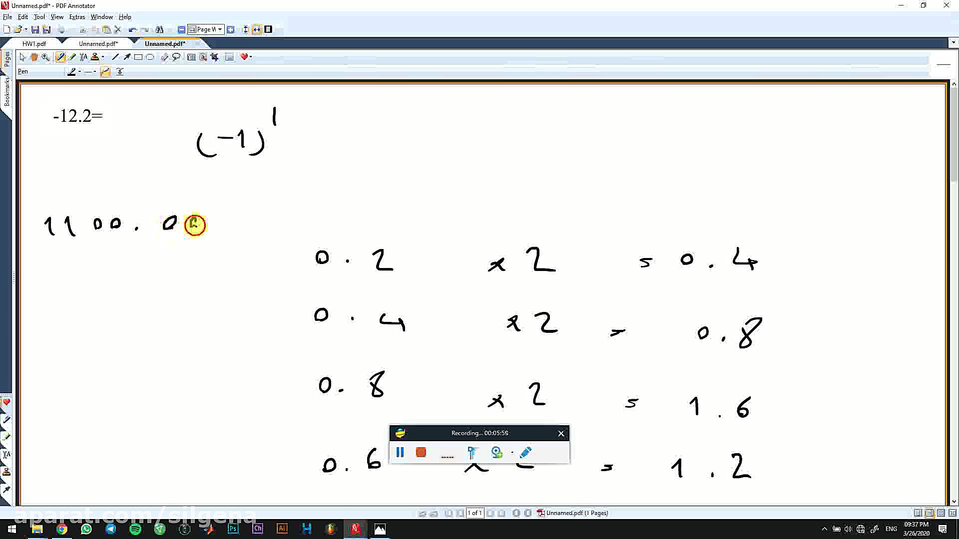 تمرین سری اول سوال 4