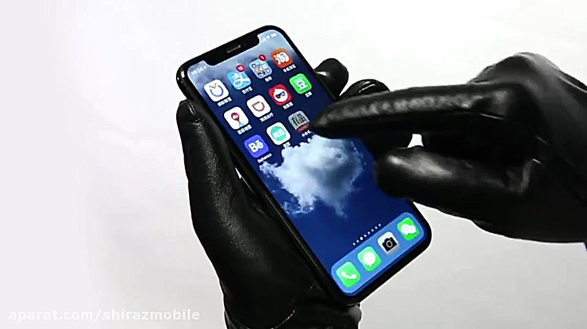 دستکش زمستانی چرمی لمسی شیائوم...