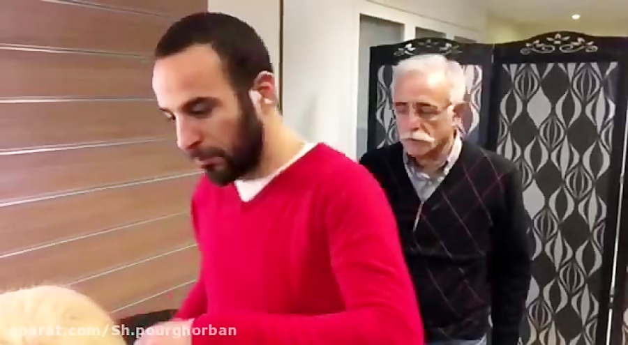 گریم ترامپ روی اکبر عبدی