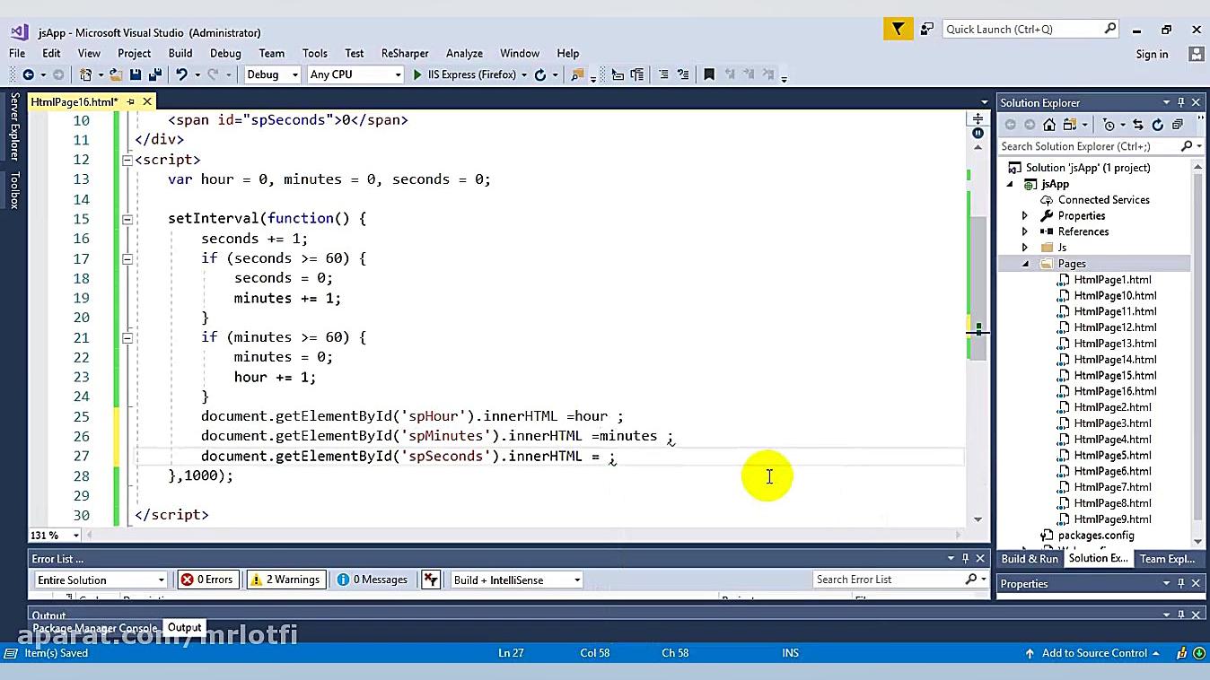 آموزش ساختن تایمر در زبان جاوا...