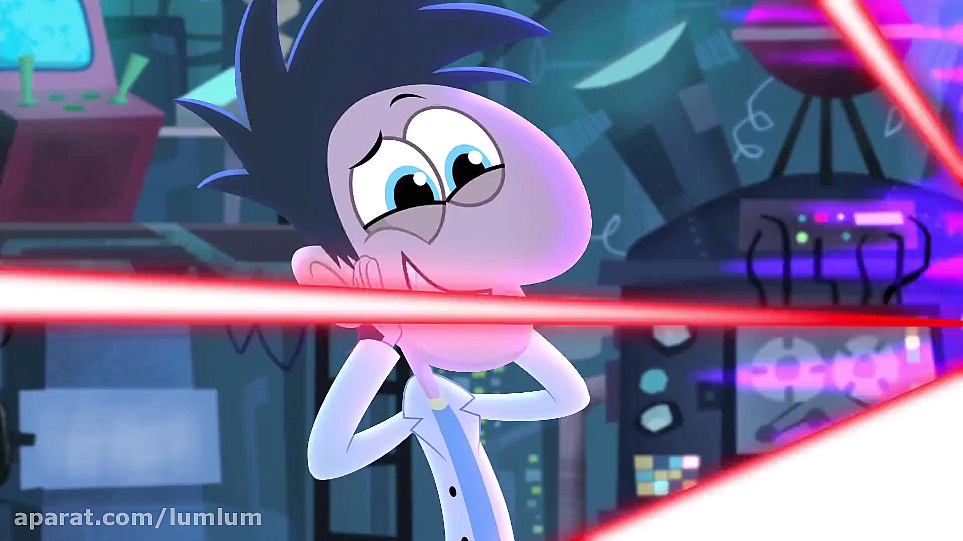 انیمیشن ابری با احتمال بارش کو...