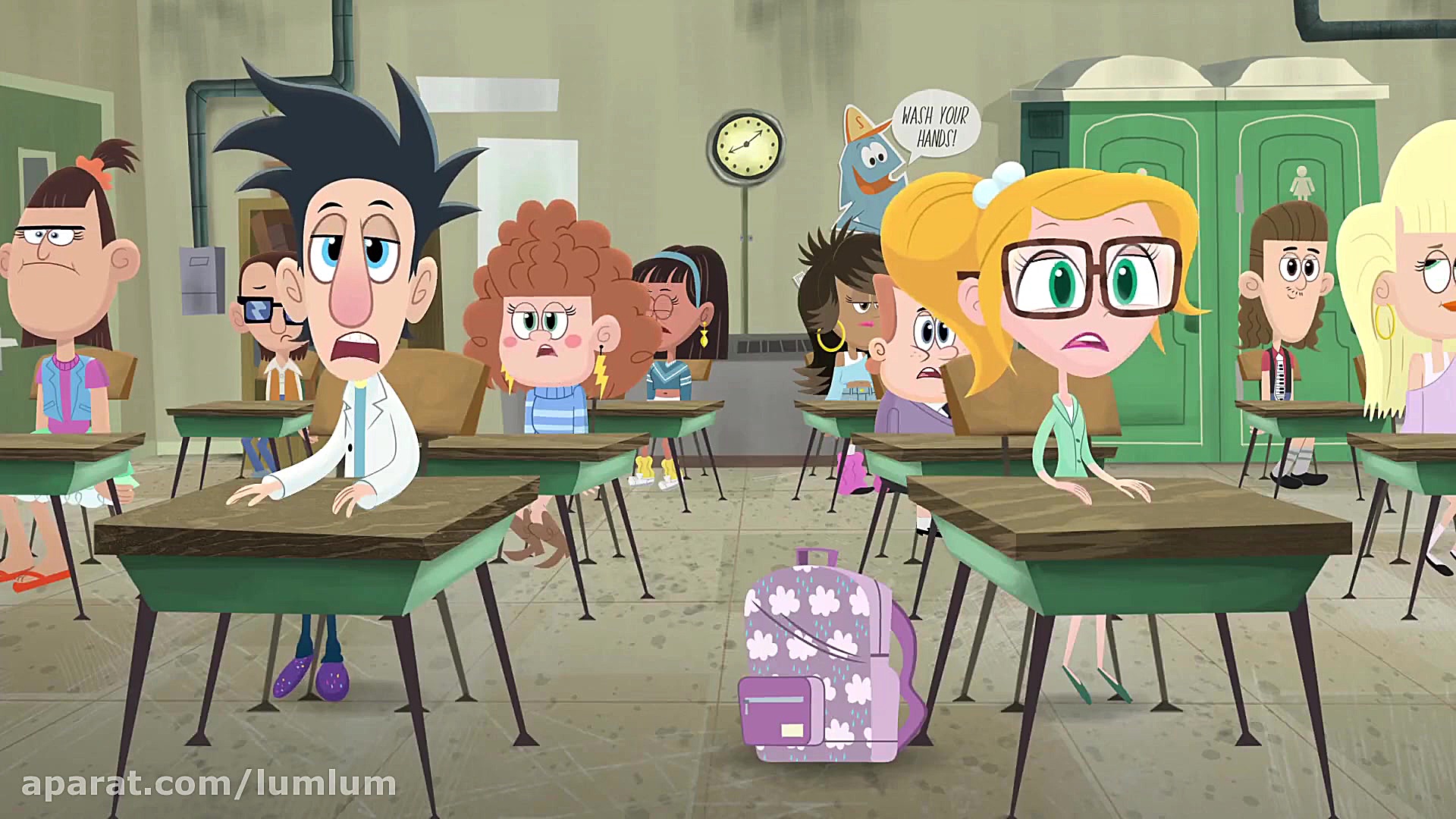 انیمیشن ابری با احتمال بارش کو...