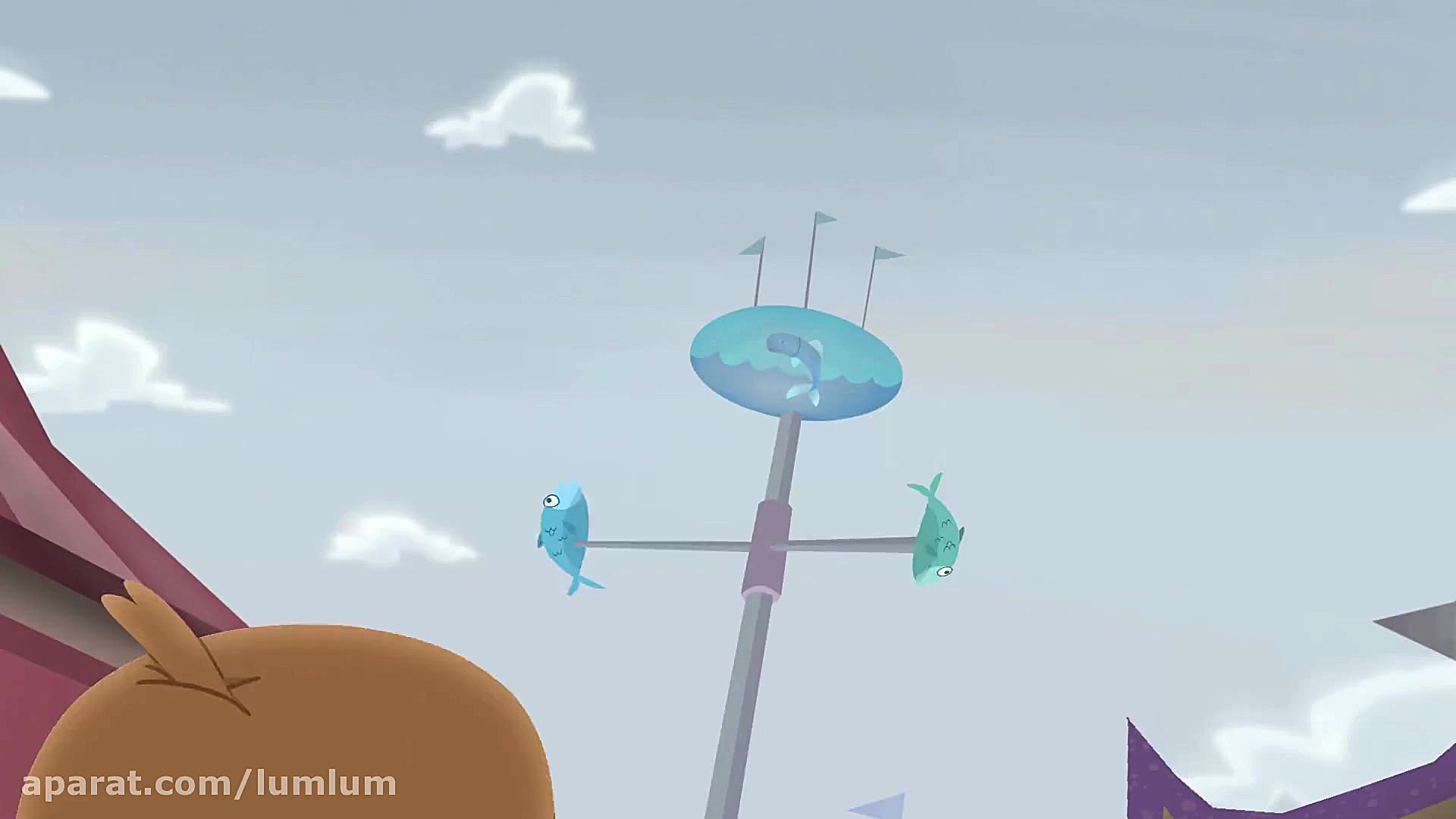 انیمیشن ابری با احتمال بارش کو...