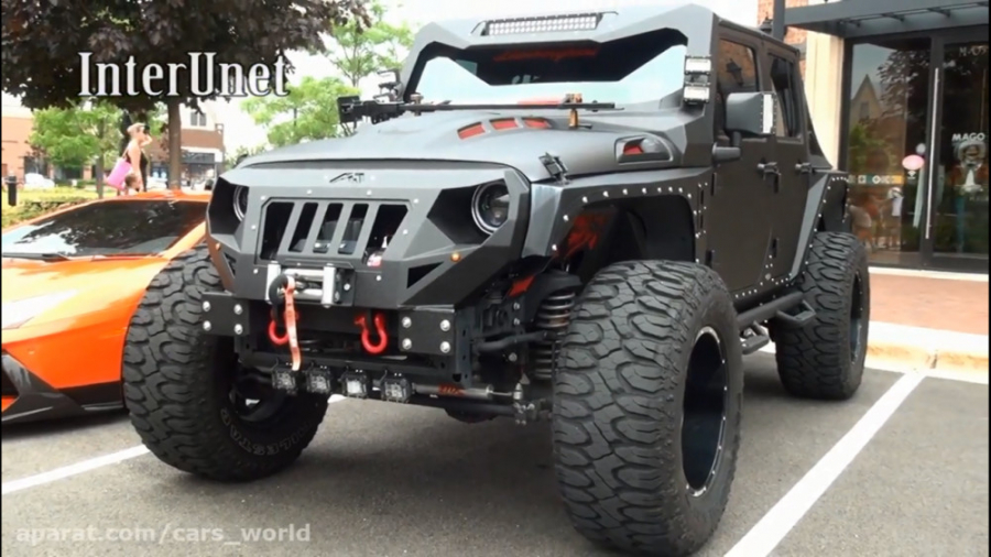 جیپ رانگلر تقویت شده برای افرو...