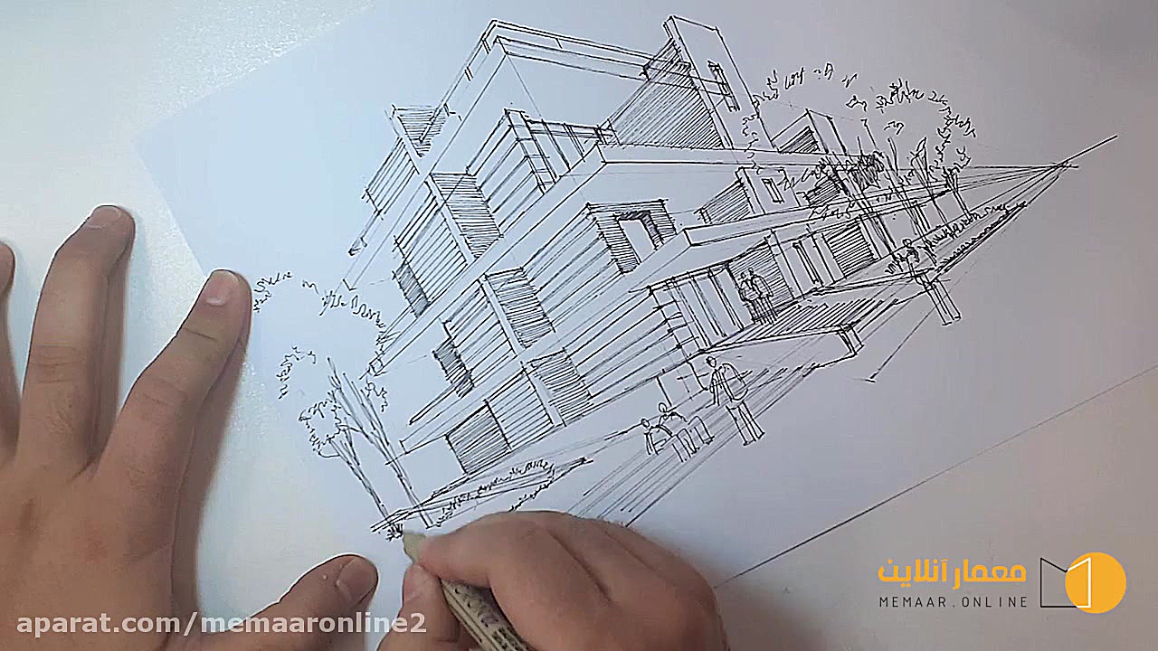 اموزش اسکیس  معمار انلاین